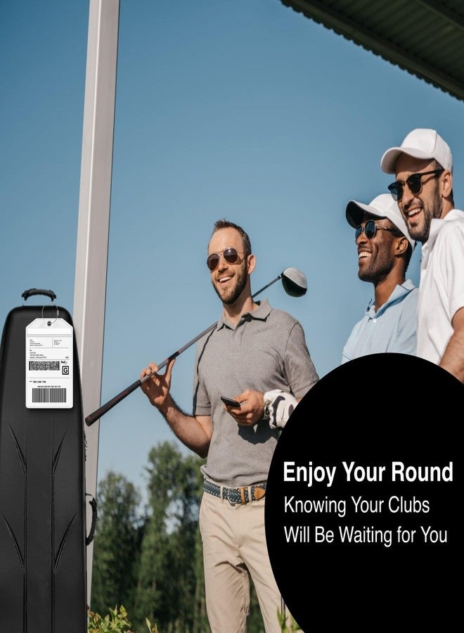 HODL 21 Golf Bag Luggage Tag - Extra Large 9" x 6", Waterproof Plastic Zipper Pouch, PVC Tags for Golf Bag - Sealable Label Holder (2) - Image 4